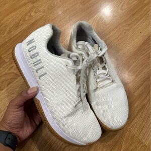 NOBULL Textured Cream Sneakers with Gum Sole size Men’s 10.5